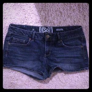 Juniors SO brand from kohls denim shorts